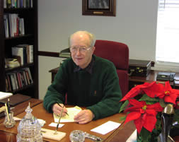 Dr. Willke in his office.