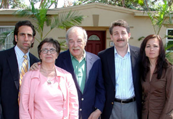 Brad Mattes with Terri Schiavo Family